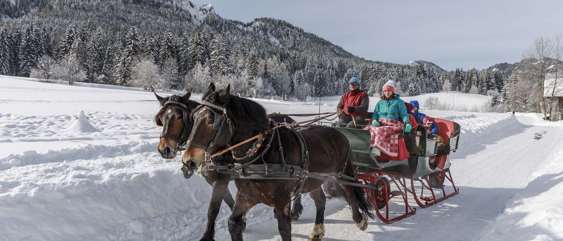Winter enchantment at Lake Weissensee